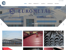 Tablet Screenshot of eurometal-ks.com
